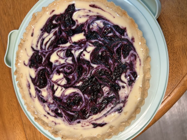lemon blueberry tart